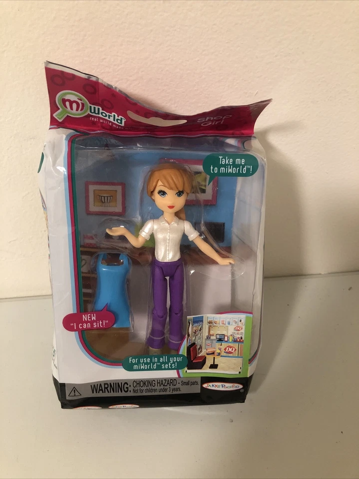 Novo boneco Jakks Pacific miWorld Jointed Shop Girl 2014 - Imagem 2 de 4