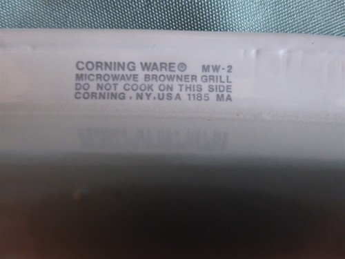 Corning Ware Microwave Browner Grill Plate 29cm x 31cm - 2 Available - Picture 4 of 37