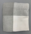 Pottery Barn Bryce Buffalo Check Cotton Sham Gray Euro #H530