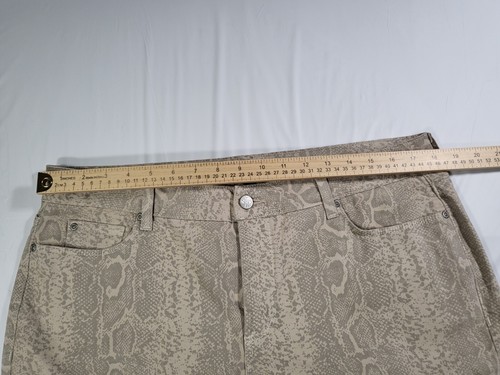 NYDJ Womens Jeans Skinny Size 14P Animal Snake Print Lift Tuck Technology 36X29 - Picture 13 of 19