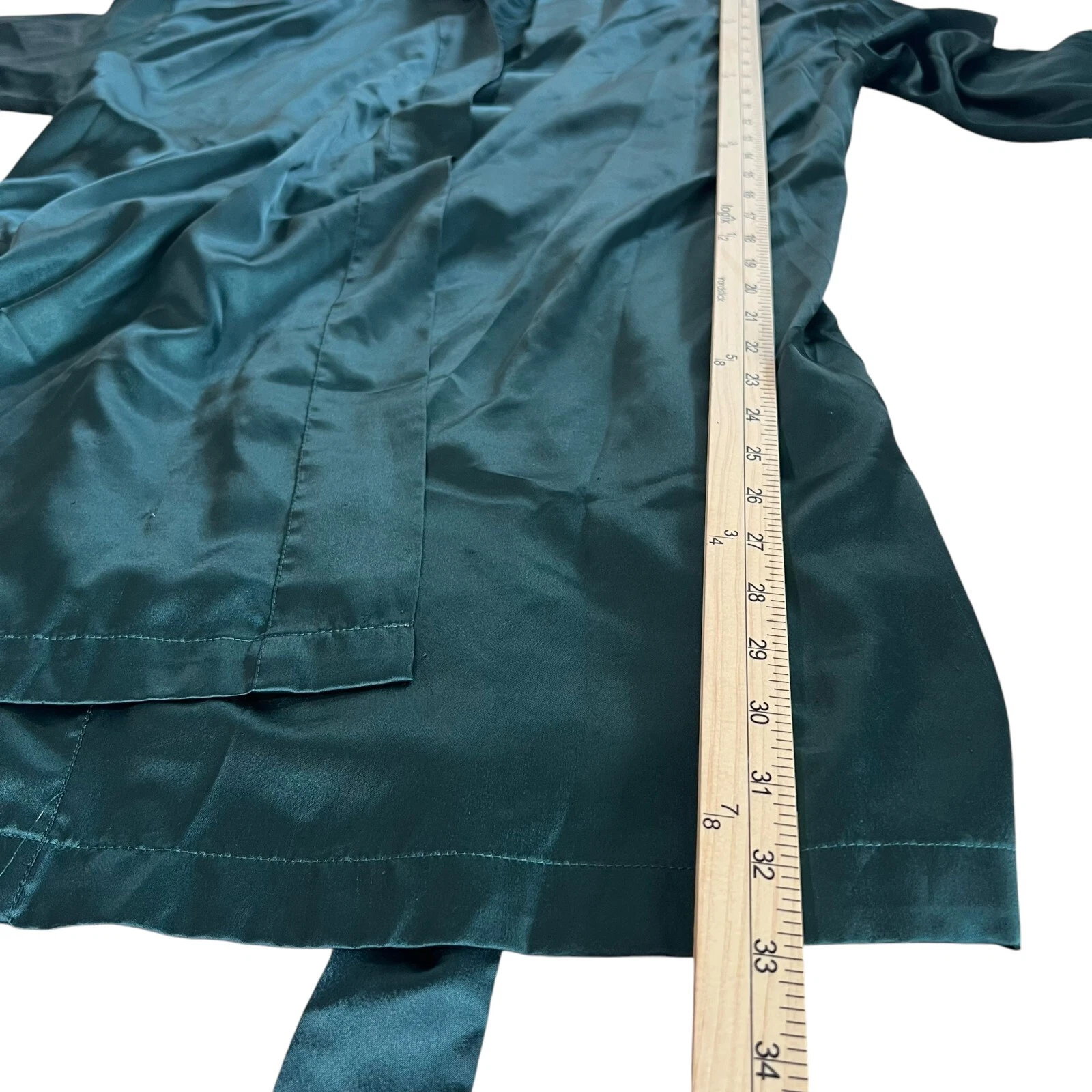 UNDERCOVER Accappatoio seta verde Victoria's Secret vintage taglia Set OS con Abito Lingerie Sexy Tg. XS