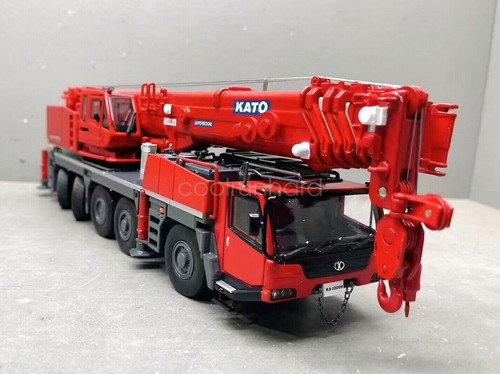 1/50 KATO KA-1300R Auto Gru Ingegneria Camion Meccanico Modello Lega Rossa - Foto 4 di 7
