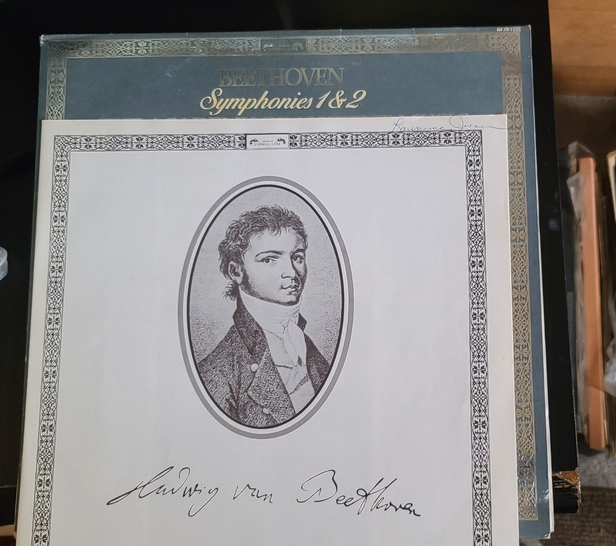 Christopher Hogwood, BEETHOVEN: SYMPHONIES 1 & 2, LP record