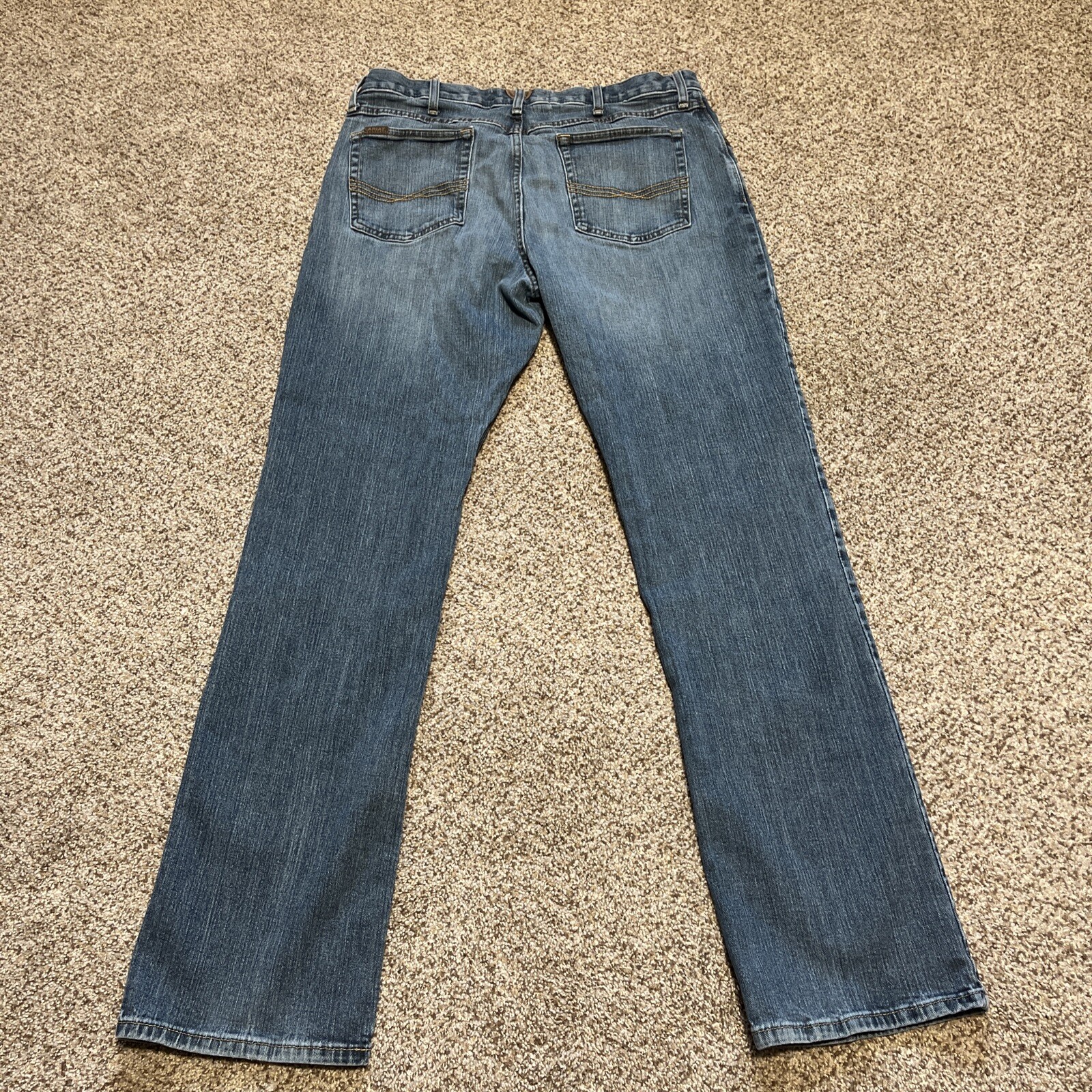 Ariat M4 Jeans Mens 36x36 (36x35) Low Rise Boot Cut Western Cowboy - View 12