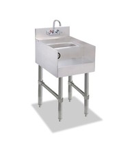 Steelworks SWBSDS-2312 18 Gauge Stainless Blender Station, 12"W x 23"D x 30"H