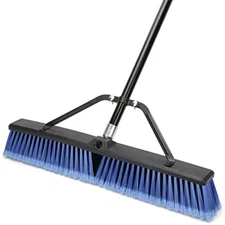 24 inches Push Broom Outdoor Heavy Duty Broom for Deck  Assorted Sizes 