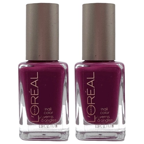 2 Pack L'Oreal Paris Nail Polish Colour Riche 500 Violet Vixen Discontinued HTF - Picture 2 of 12