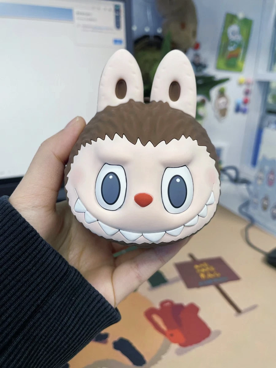 POP MART LABUBU Originals Brown Silicone Earphone Bag Cute