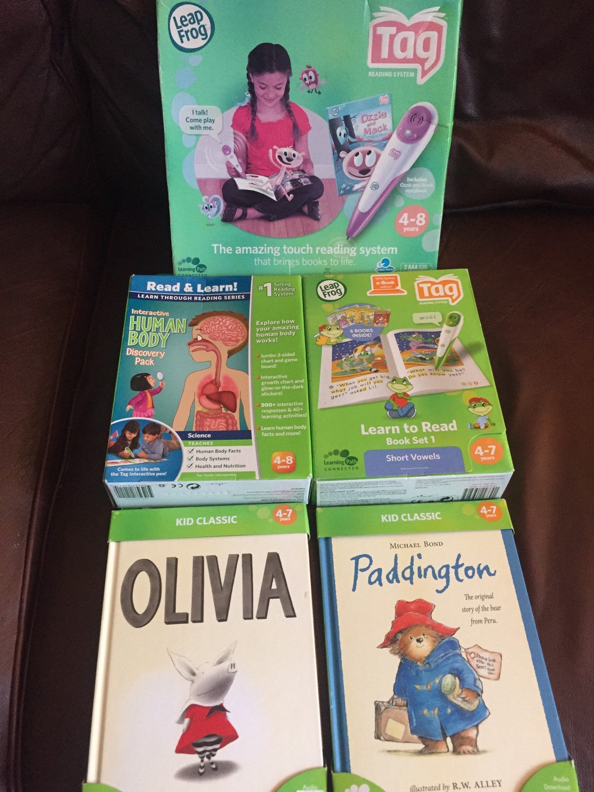 NEW LEAPFROG TAG BUNDLE READING SYSTEM + HUMAN BODY + SHORT VOWELS + 2 BOOKS NEW LEAPFROG TAG BUNDLE READING SYSTEM + HUMAN BODY + SHORT VOWELS + 2 BOOKS