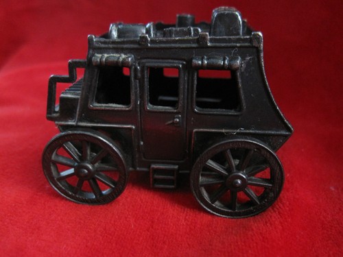 Western Stagecoach diecast metal 2.5" long pencil sharpener - Hong Kong - Picture 5 of 12