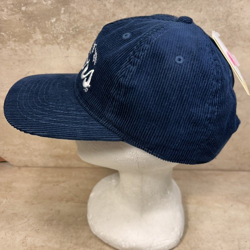 Coors Beer Hat Banquet Classic Logo Blue Corduroy Embroidered Snapback Cap New - Picture 2 of 6