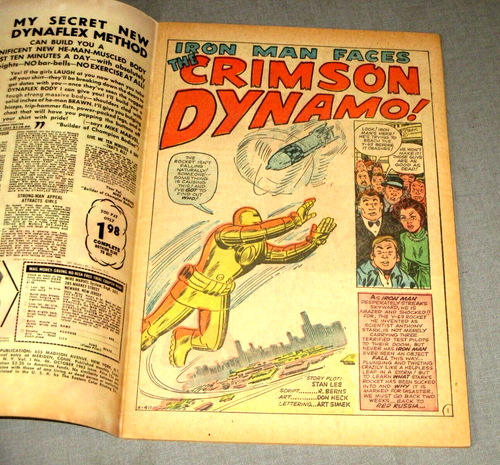 1963- MARVEL COMICS TALES OF SUSPENSE NO.46- EARLY IRON MAN CRIMSON DYNAMO-KEY - Picture 4 of 14