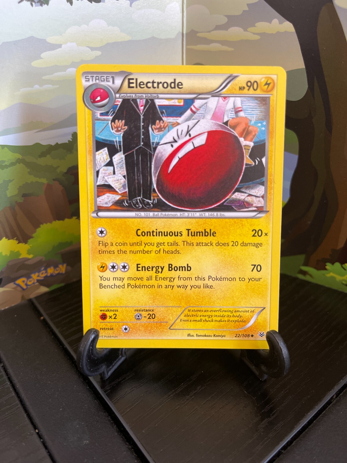 Electrode 22/108 - Roaring Skies - Uncommon - Pokemon Card TCG - LP