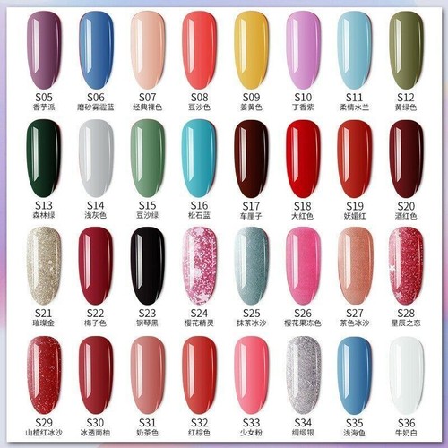 Esmalte de uñas ecológico fácil de pelar secado rápido a base de agua esmalte de uñas mate - Imagen 3 de 40
