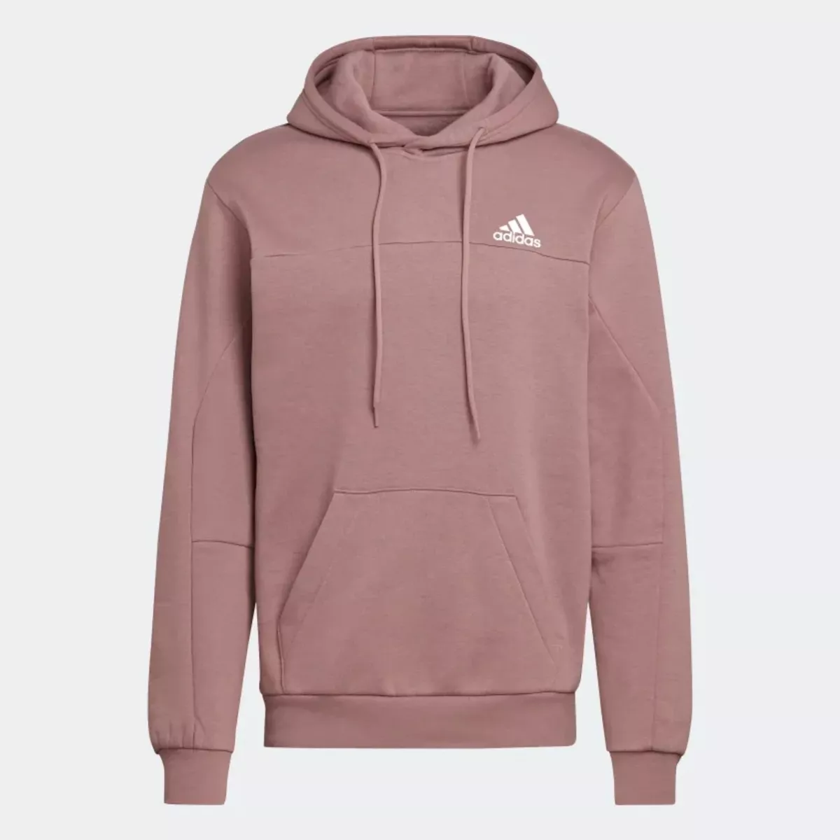 ADIDAS STADIUM FLEECE BADGE OF SPORT HOODIE WONDER OXIDE SIZE
