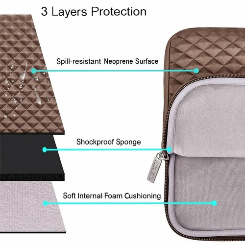 Laptop 11.6 13.3 12 15.6 inch Lycra Sleeve Pouch Bag for Macbook Air Pro 13 15 - Picture 33 of 50