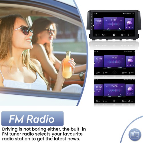 Apple Carplay apto para radio estéreo de auto Honda Civic 2016-2020 GPS WIFI Android 13 - Imagen 5 de 15