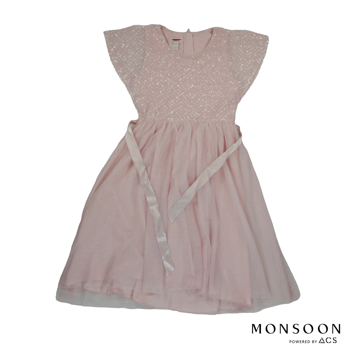 Monsoon pink best sale lace dress