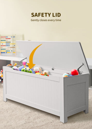 Levede Kids Toy Box Storage Chest Cabinet Container Clothes Organiser 120cm - Picture 6 of 11
