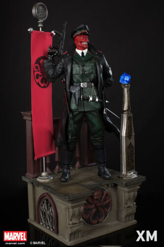 XM Studios 1/4 Scale Red Skull Statue - Picture 3 of 9