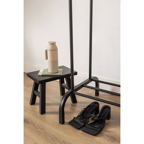 Perchero de Pie Newlux Hangy Duo 30 Negro Metal 115 x 50 x 150 cm - Imagen 3 de 8