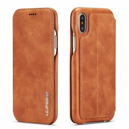 Premium Wallet Phone Case for IPhone SE2 Xr X Xs Card Holder Flip Leather Cover - Picture 9 of 11