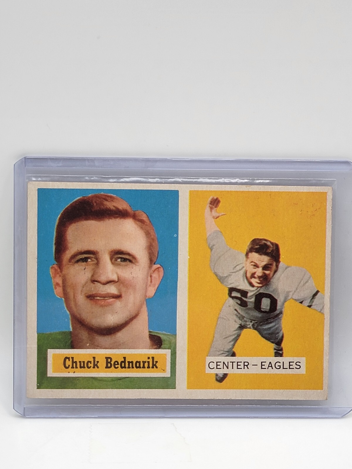 1957 Topps - #49 Chuck Bednarik