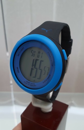 Orologio PUMA da uomo donna cardiofrequenzimetro facile da leggere. Grasso. Cronografo allarme 7 - Foto 5 di 12
