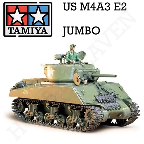 Kit modelo de tanque de asalto jumbo Tamiya 1/35 EE. UU. M4A3E2 envío rápido 35139 - Imagen 1 de 9