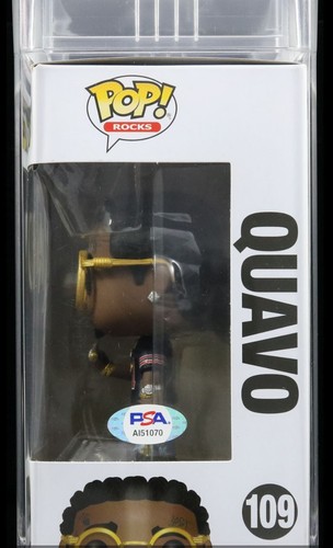 Quavo Huncho Signed Funko Pop #109 Migos PSA/DNA Encapsulated Autographed - Picture 2 of 2