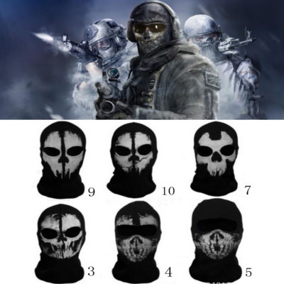 Ghost Balaclava Motorcycle Cycling Game Airsoft Full Face Mask Call of Duty 10