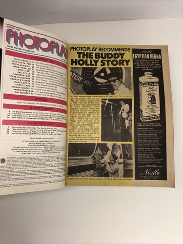Elvis Presley Covers Photoplay Magazine August 1978 Sally Field John Travolta - Picture 8 of 11