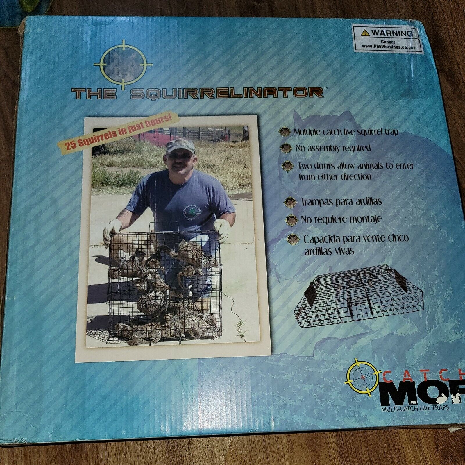 ORIGINAL Rugged Ranch Products 100063928 Squirrelinator Live Trap Only