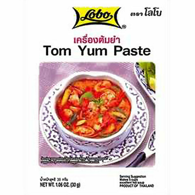 30g Tom Yum Paste Lobo original Thailändische Würzpaste Für Tom Yum Suppe