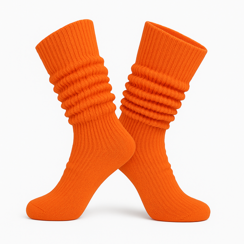 Calcetines holgados de algodón extra largos ceñidos hasta la rodilla para mujer 1 par - Imagen 111 de 311