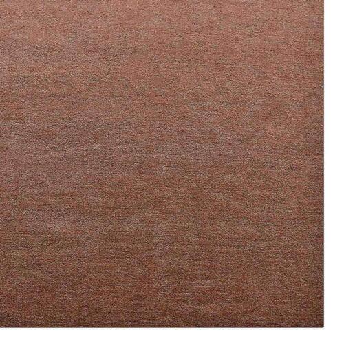 Alfombra ecológica de lana con telar anudada a mano marrón claro liso BBH Homes BBL0011 - Imagen 77 de 146