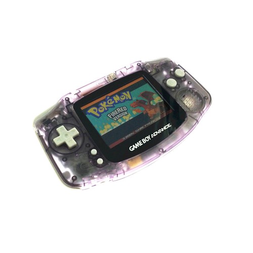 Transparent Purple Game Boy Advance w/ AGS-101 Brighter Backlight Screen - Picture 1 of 7