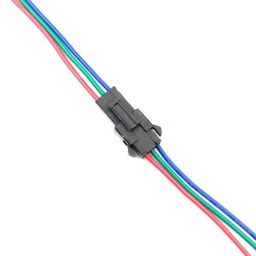 50Pairs 15cm SM 22AWG 3Pins Male Female Wire Connectors Pitch 2.54mm Strip Light - Picture 4 of 5