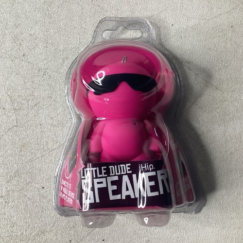 iHip Little Dude Robot Mini Speaker in Pink NIB