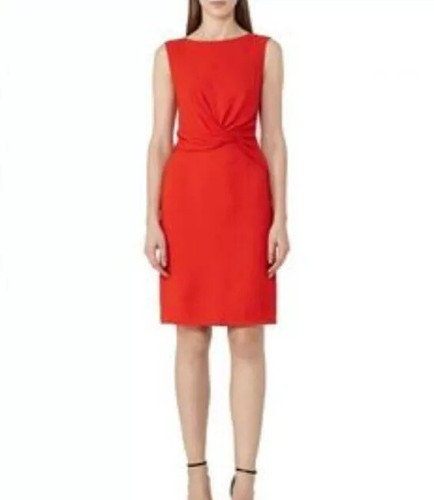 Reiss Erica tailliertes Kleid mit K Cherry Kleid Größe 10 - Bild 2 von 7