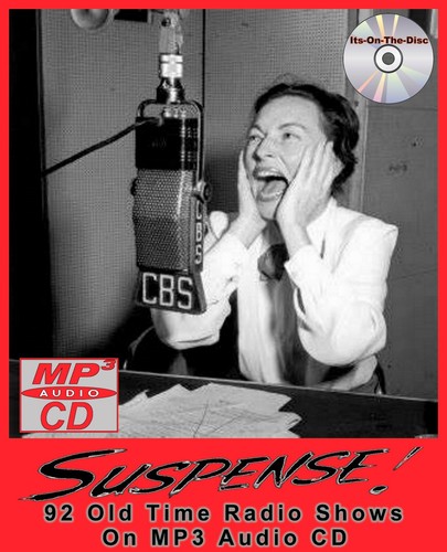 Suspense 92 Old Time Radio Thriller Drama Crime Shows On MP3 Audio CD - Picture 2 of 12