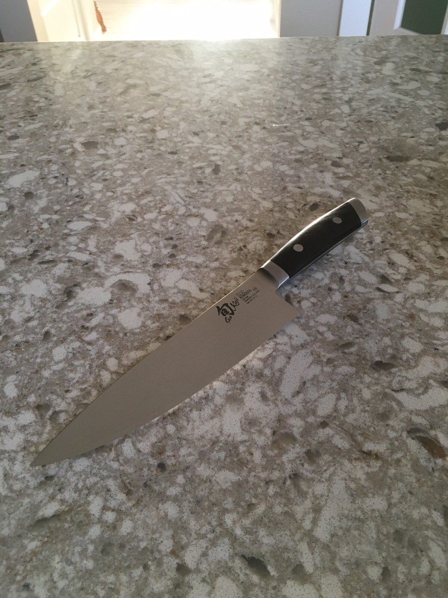 Shun Kaji 8” Chef Knife KDM0006 SG2 Core Damascus Steel | eBay