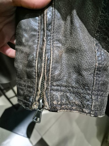 Conbipel Chaqueta de Piel Auténtica Usado Hombre Talla 50 Marrón XYR581L - Imagen 5 de 15