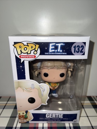 Funko Pop ET Gertie #132 E.T. 🔥VAULTED🔥 2014 Release IN PROTECTOR - Picture 1 of 9