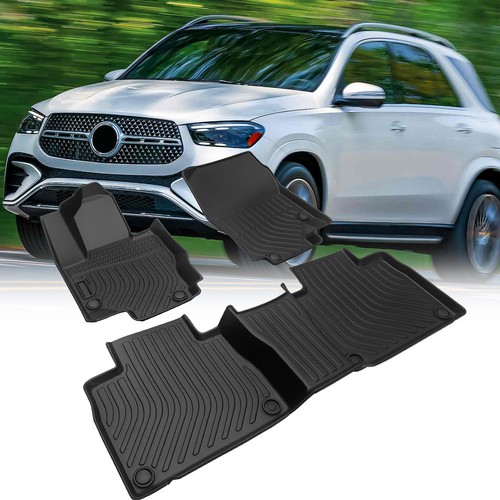 For 2020-2024 Mercedes-Benz GLE GLE350 GLE53 GLE450 GLE63 Floor Mats TPE Rubber - Picture 5 of 10