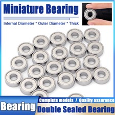 Miniature Deep Groove Ball Bearing Small Bearings 1/2/3/4/5/6/7/8/9mm Inner Dia.