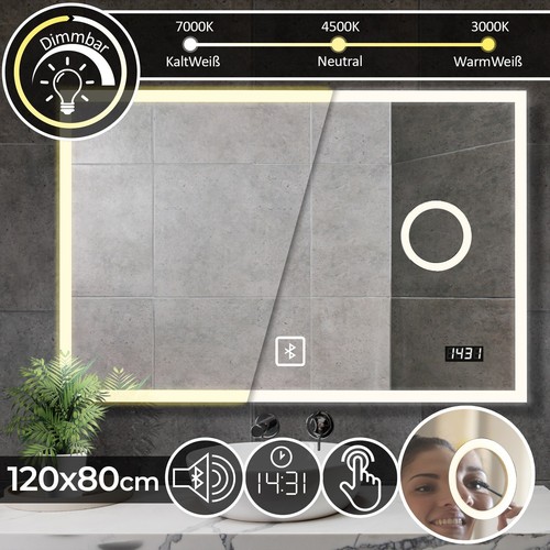 Aquamarin® bathroom mirror LED lighting bathroom mirror light mirror mirror - Picture 37 of 72