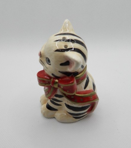 Christmas Holiday Puppy Kitten Vintage Dog and Cat Salt and Pepper Shakers #F1 - Picture 6 of 11
