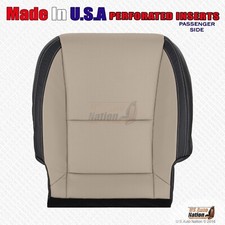2010 To 2015 Chevy Camaro Passenger Bottom Perforated Leather Cover Beigeblack 2010 To 2015 Chevy Camaro Passenger Bottom Perforated Leather Cover Beigeblack