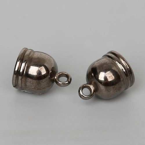 50pcs 6x9mm 7x11mm 8x13mm 10x14mm Crimp Beads Coil Cord End Caps fit Jewelry - Picture 16 of 16